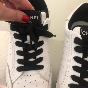 Chanel logo sneakers